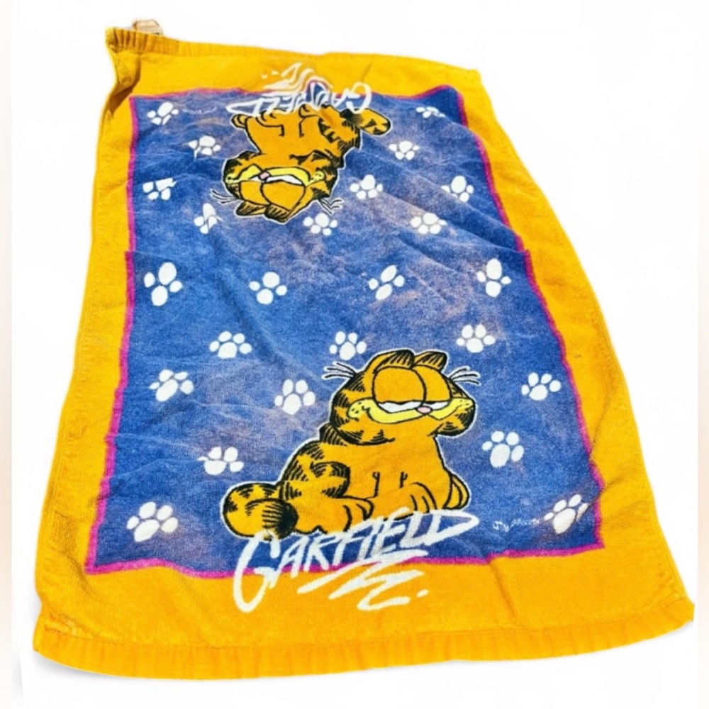 1978 Vintage Garfield Hand Towel